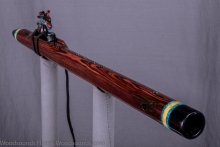 Brazilian Kingwood Native American Flute, Minor, Mid G-4, #K16I (4)